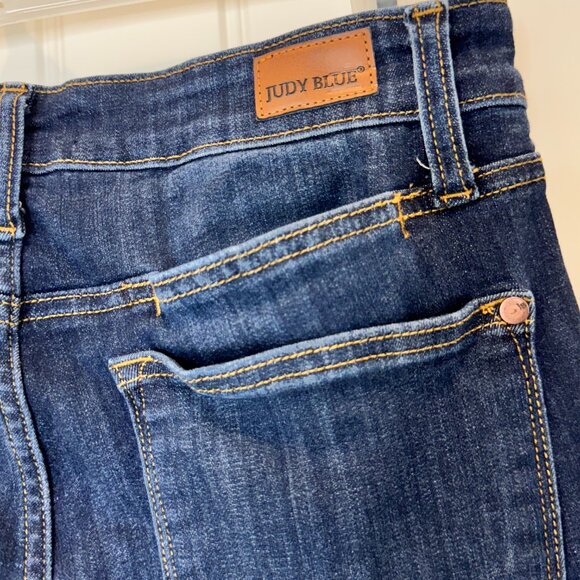 JUDY BLUE High Waist Skinny Fit Jeans in Dark Wash. Size 11/30 Women's - Picture 7 of 7
